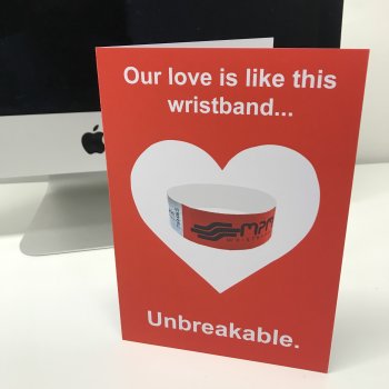 Unbreakable Love Valentine's Day Card image